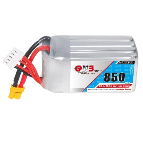 GNB 850mAh 4S1P 14.8V 80C Lipo Battery GNB 850mAh 4S1P 14.8V 80C Lipo Battery