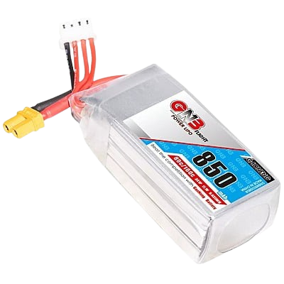 GNB 850mAh 3S1P 11.1V 80C Lipo Battery