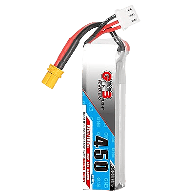 GNB 450mAh 2S1P 7.4V 80C Long Type Lipo Battery