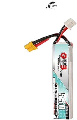 GNB 550mAh 2S1P 7.4V 90C Long Type Lipo Battery