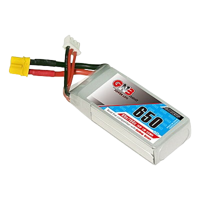 GNB 650mAh 2S1P 7.4V 80C Square Type Lipo Battery