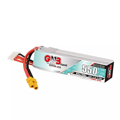 GNB 550mAh 3S1P 11.1V 90C Long Type Lipo Battery