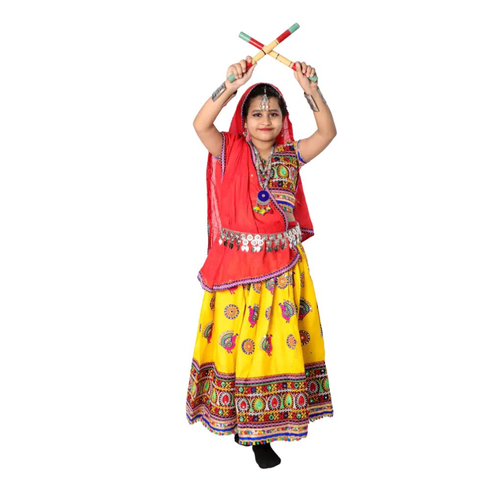 Garba Dance Chaniya Choli Fancy Dress Costume Garba Dance Chaniya Choli Fancy Dress Costume