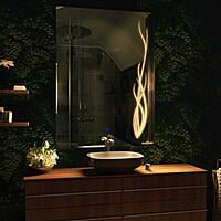 Rectangular Touch Sensor LED Mirror for Washroom 011 Rectangular Touch Sensor LED Mirror for Washroom 011