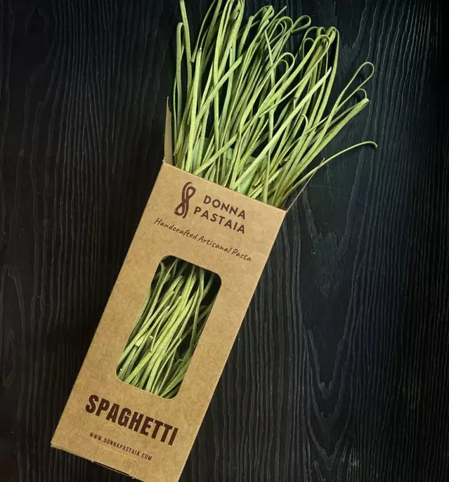 Garlic Chives Spaghetti Wholewheat & Semolina
