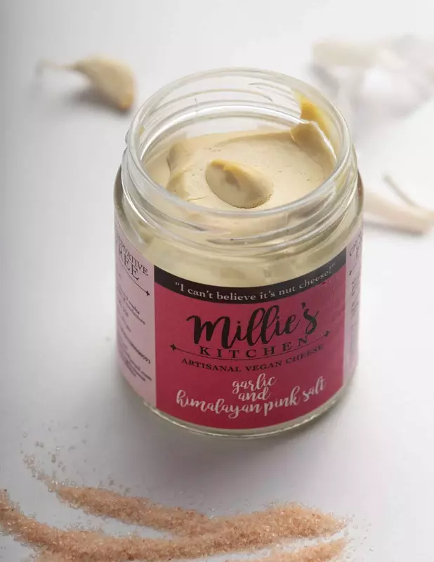 Garlic and Pink Himalayan Salt Soft Cheese - Millies Kitchen