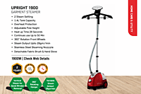 Garment Steamer Inalsa Upright 1900 E Floor Garment Steamer Inalsa Upright 1900 E Floor