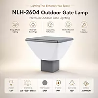 Outdoor Gate Lamps ( Square )