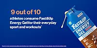 FAST&UP ENERGY GEL-CAFFEINATED - CHOCOLATE BOURBON 6 GEL PACKS