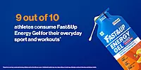 FAST&UP ENERGY GEL-CAFFEINATED-ORANGE BLAST 6 GEL PACKS
