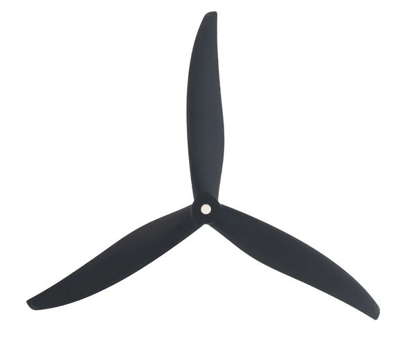 Gemfan 8060 Cinelifter 3-blade propellers made of glass fiber nylon in black - Set of 4 (2CW + 2CCW)