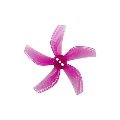 Gemfan D51 5-Blade Purple Props ISO View GMFN-PROP-546 - Quadcopter Replacement