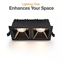Twin Dual Grille Light 2X10 Watt (Black)