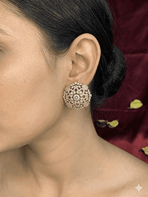 Radiant Mandala Statement Studs Radiant Mandala Statement Studs