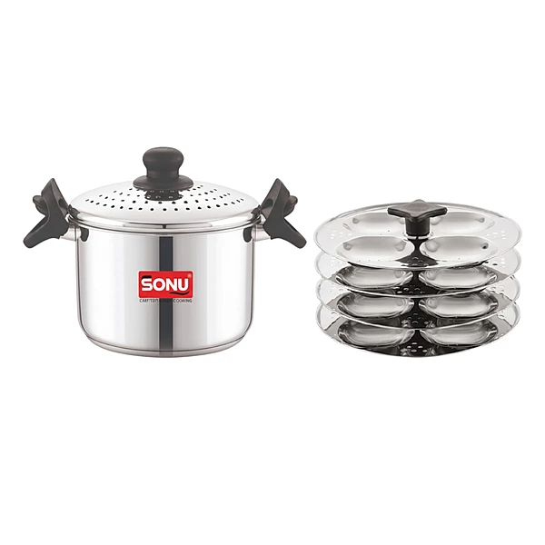 Sonu Stainless Steel Strainer Pot | Multipurpose Pasta, Noodles & Vegetable Cooker
