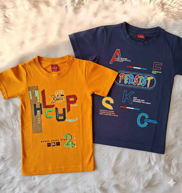 Boys T-Shirt pack of 2 combo