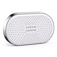Quadra (White) 10x14 Premium ABS Shower Head