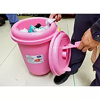 7 Litre Kerolin Multicolored Storage Bucket Drum with Lid