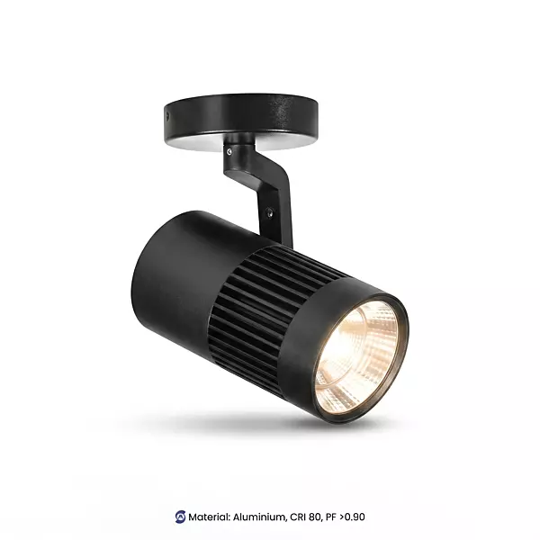 NavyWall Adjustable Spotlight (Black)