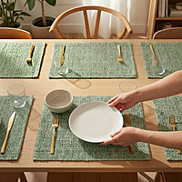 Cotton Woven Placemats | Heat Resistant