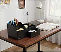 Desk Organizer with Drawer and Compartments