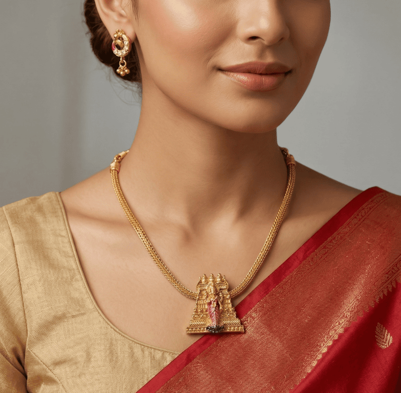 Goddess Pendant Necklace Set