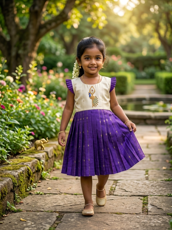 Vel & Mayil Kids Gown