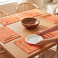 Cotton Woven Placemats | Heat Resistant