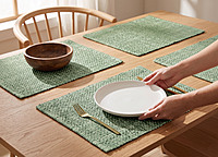 Cotton Woven Placemats | Heat Resistant