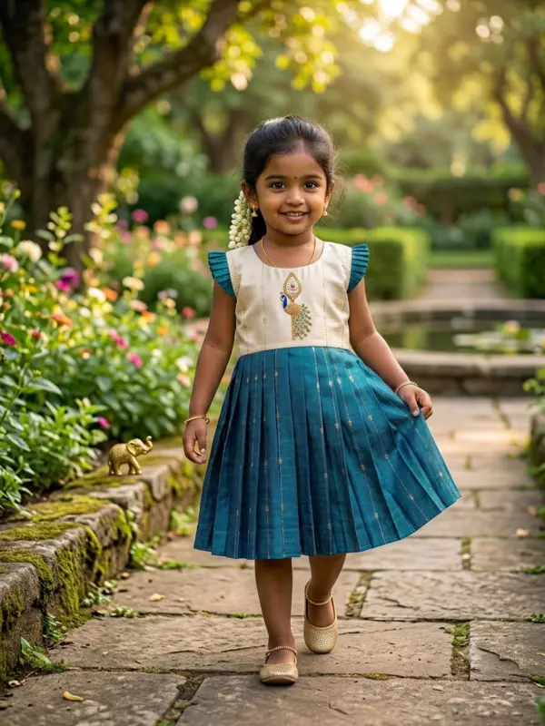 Vel & Mayil Kids Gown