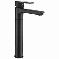 Praseo Matte Black Tall Body Basin Mixer
