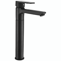 Praseo Matte Black Tall Body Basin Mixer
