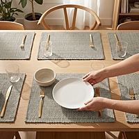Cotton Woven Placemats | Heat Resistant