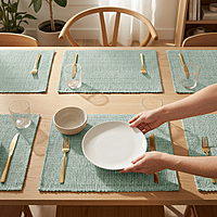 Cotton Woven Placemats | Heat Resistant
