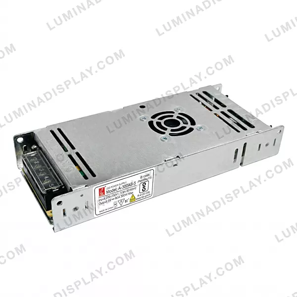 CZCL A-300AB-5 fan-cooled 5 V 60 A 300 W LED display power supply – Lumina Display Systems