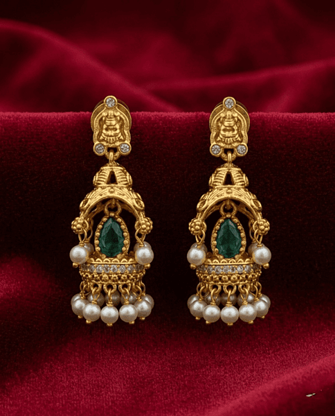 Traditional temple earring design