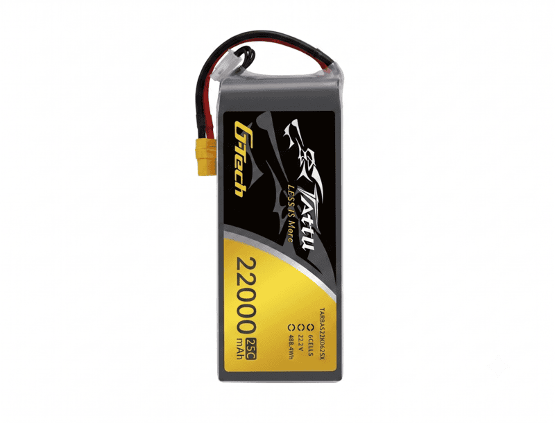 GREPOW Tattu G-TECH 22000mAh 6S1P 22.2V LiPo battery pack for agricultural spraying drones GREPOW Tattu G-TECH 22000mAh 6S1P 22.2V LiPo battery pack for agricultural spraying drones