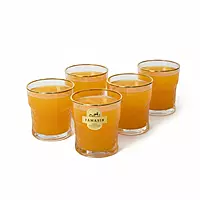 YAMASIN JAPAN Design Gold Edition Glass Tumblers (Set of 6)