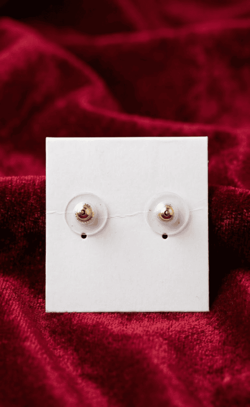 Green Stone CZ Jhumka Set