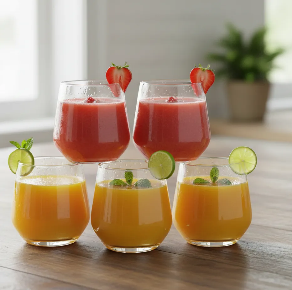 YERA PRIMA OAK Angular Base Tumblers (Set of 6)