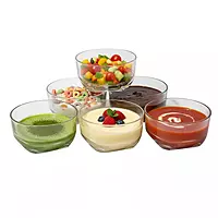 Elegant Glass Bowl Set for Cereal, Desserts, and Snacks - YERA