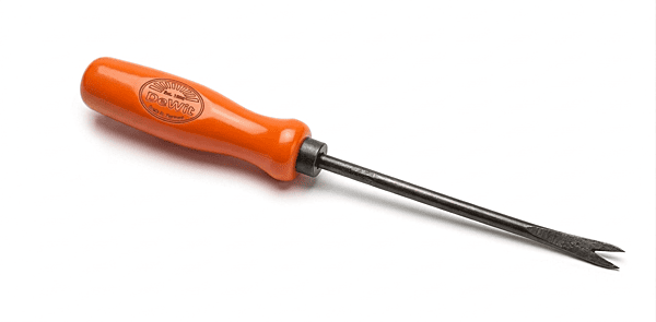 Garden Weeder Tool | Iron Head with Plastic Handle