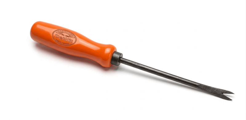 Garden Weeder Tool | Iron Head with Plastic Handle