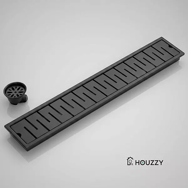 Piano Shower Drain Channel SS-304 (Black)
