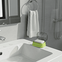 Plastic Soap Case with Lid 2pc