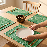 Cotton Woven Placemats | Heat Resistant