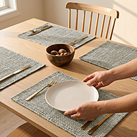 Cotton Woven Placemats | Heat Resistant