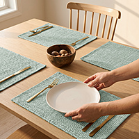 Cotton Woven Placemats | Heat Resistant