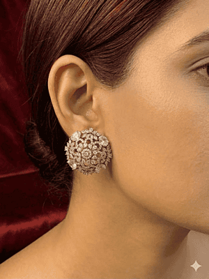 Radiant Mandala Statement Studs Radiant Mandala Statement Studs