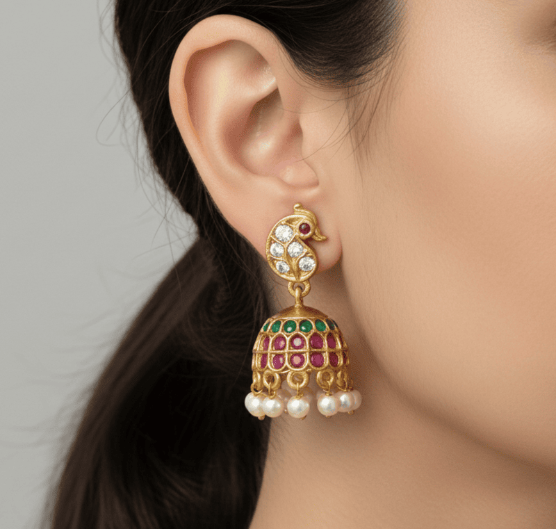 Traditional peacock-inspired design